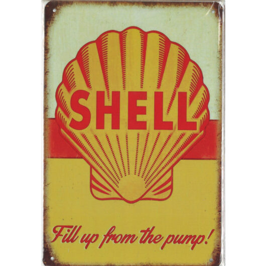 Shell Fill Up From The Pump (20x30 cm)