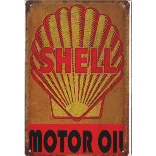 Shell Motor Oil (20x30 cm)