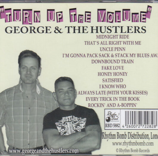 CD George & The Hustlers - Turn Up The Volume - Bild 2