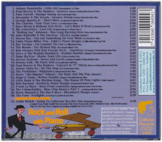 CD Rock and Roll with Piano Vol 10 - Bild 2