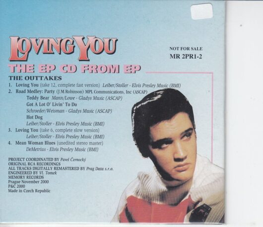 CD Elvis Presley Loving You - Bild 2