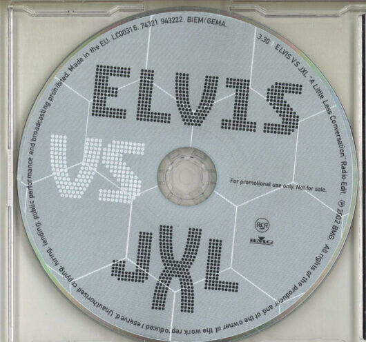 CD Elvis Presley VS JXL A Little Less Conversation (Promo) - Bild 2