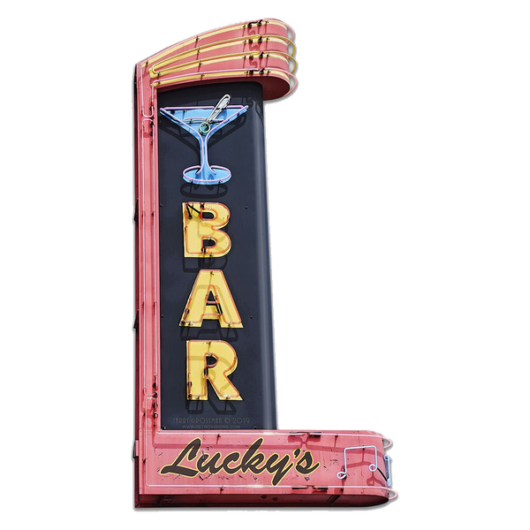 Lucky's Bar ( 25 x 46 cm)