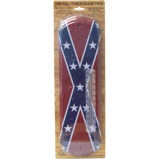 Termometer Rebel Flag (44 x 13,3 cm. Djup 2 cm)