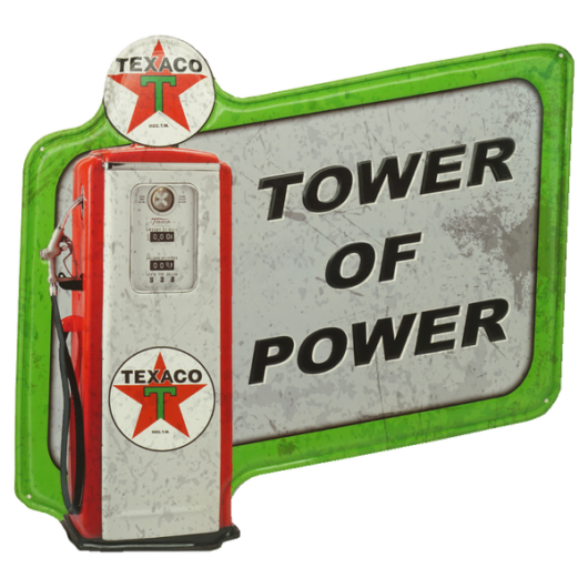 Texaco Tower of Power (51x46 cm)