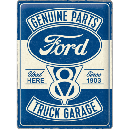 Ford V8 Truck Garage (30x40 cm)