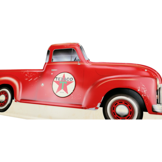 Texaco Red Pickup (60 x 46 cm) - Bild 3