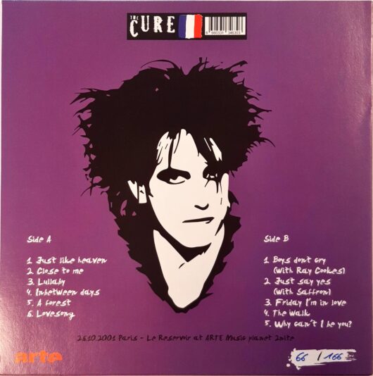 LP The Cure Paris 2001 (Färgad vinyl vit) - Bild 2