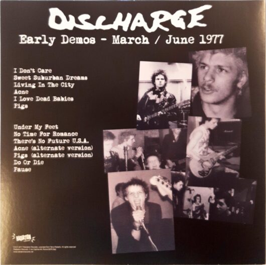 LP Discharge Early Demos - March/June 1977 (Färgad Vinyl) - Bild 2