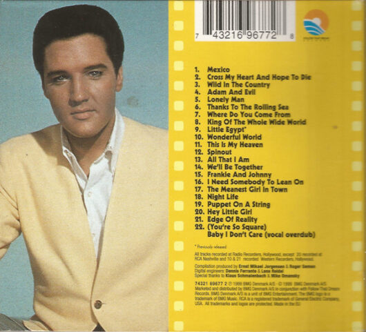 CD Elvis Presley-Out In Hollywood (Follow That Dream Records) - Bild 2