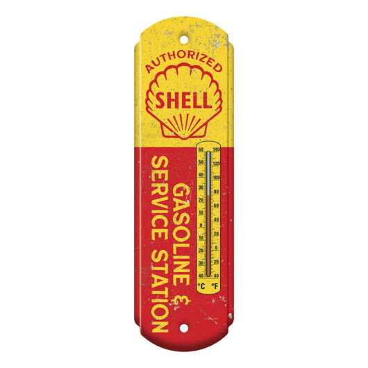 Shell Gasoline (44 x 13,3 cm. Djup 2 cm)